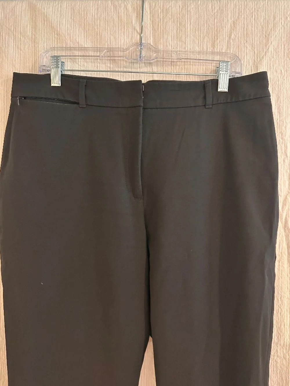 White House Black Market Elle Slim Black Pants 14L